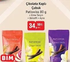 PATİSWİSS ÇİKOLATA KAPLI ÇUBUK